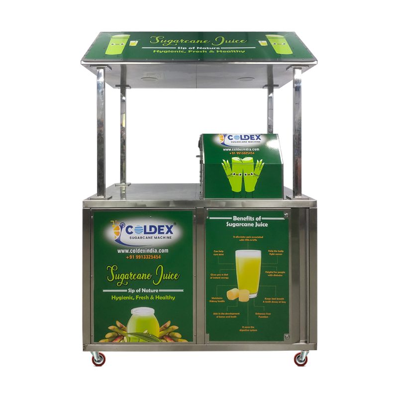 Automatic Sugarcane Juice Cart