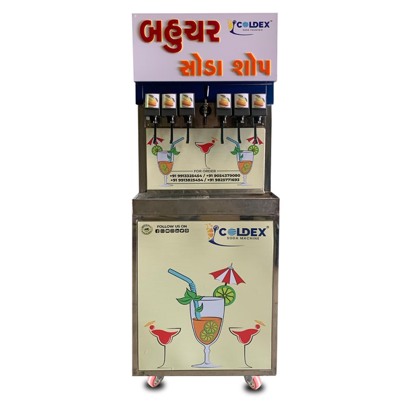 Soda Vending Machine 6+1 for Shop