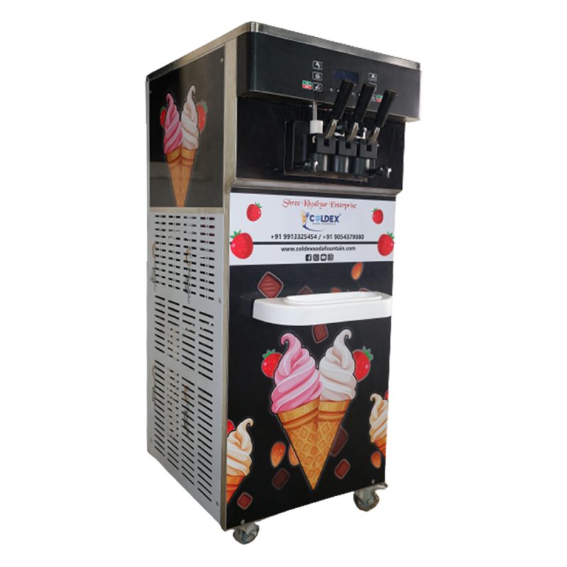 Softy Ice Cream Machine 2+1 Flavours - Image 2